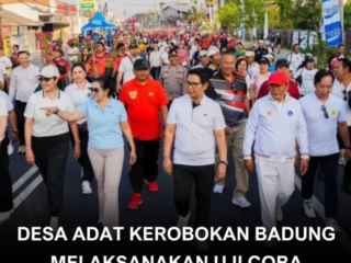 Desa Adat Kerobokan Gelar Uji Coba Perdana Badung First Car Free Day